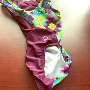 Plum Practicewear Leotard Child Medium